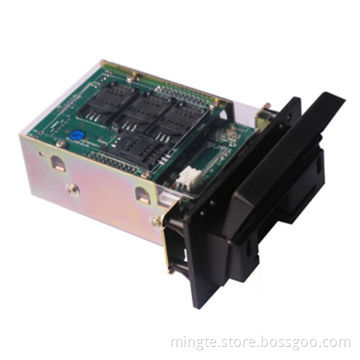 Industrial Customized Manual Insert Smart Card Reader, Read and Write Magnetic, RF Card, IC Card